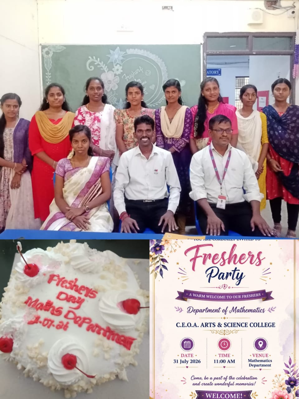Freshers Day Celebration Department of Mathematics